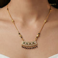 Jasmin Royal Heart Cut Designer Mangalsutra